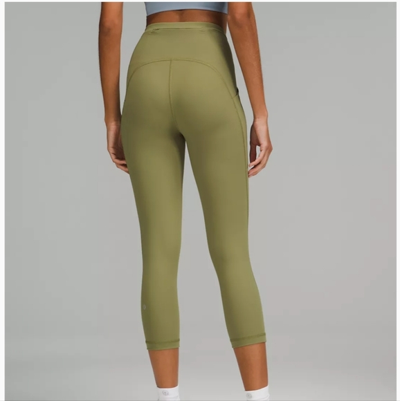 BNWT Lululemon Swift Speed HR Cropped Leggings Bronze Green size 2 - Picture 5 of 9